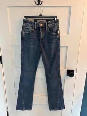 Hudson Jeans Dark Blue Wide Leg Jeans